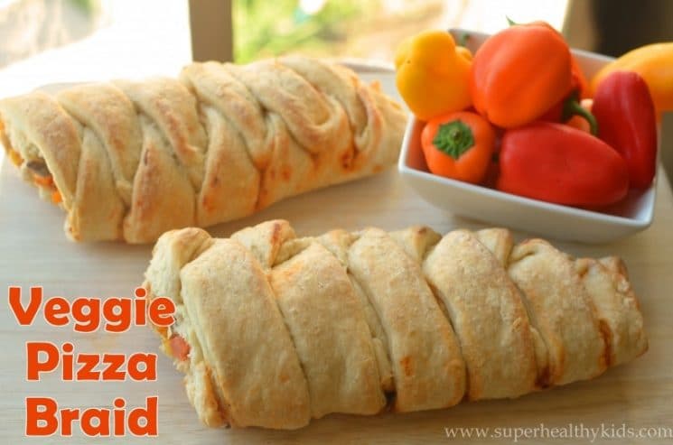 Veggie Pizza Braid Recipe {With Video!}. You don't have to be a chef to make this veggie braid- We have a video to help!